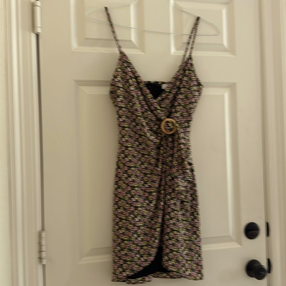 Rowa Floral spaghetti Strap Dress NWT